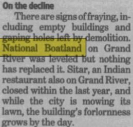 National Boatland - Article About Demolition 2005 (newer photo)